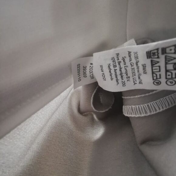 Women's SPANX On-the-Go Ankle Slim Straight Pant | Color: White | Sz: S - Picture 6 of 15